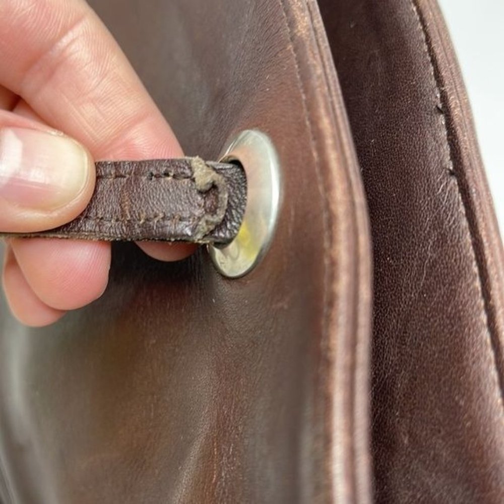 Coach Brown Leather Shoulder Bag - Picture 14 of 14